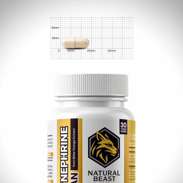 P-sinefrina Natural Beast 60mg - 30 cápsulas veganas