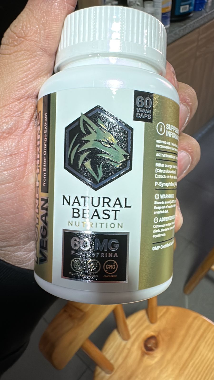 Foto del cliente con el producto