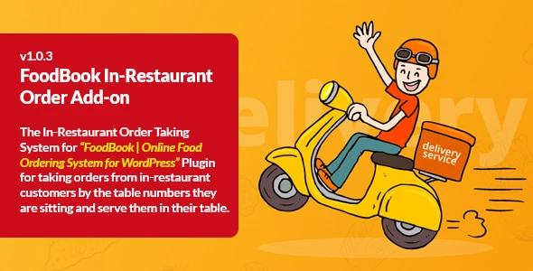 FoodBook In-Restaurant Orders Add-on